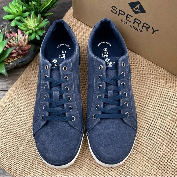 NIB Sperry Top Sider Mainsail LTT Canvas Sneakers - Picture 5 of 12
